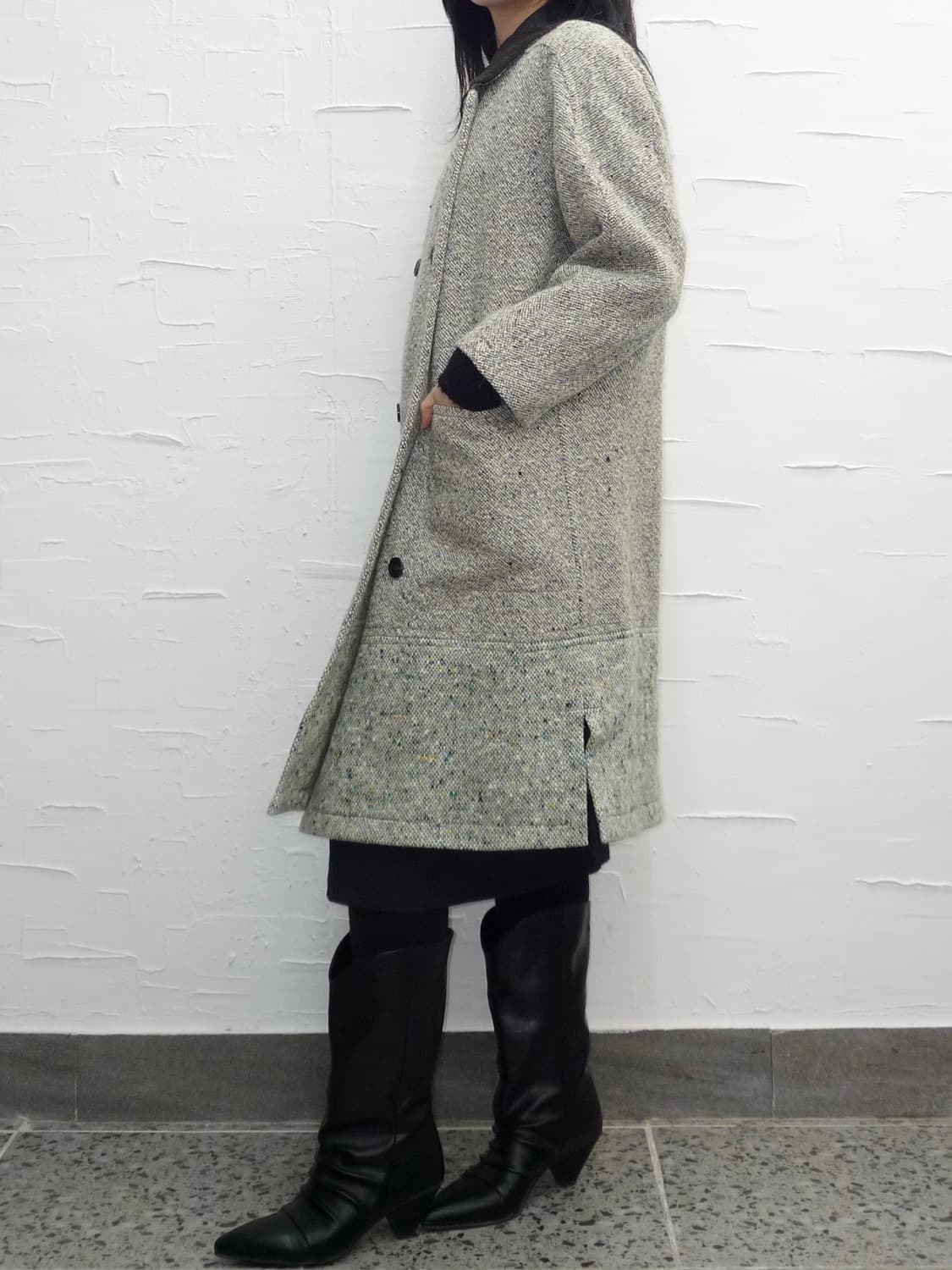 Mist grey sky wool coat 상품이미지4