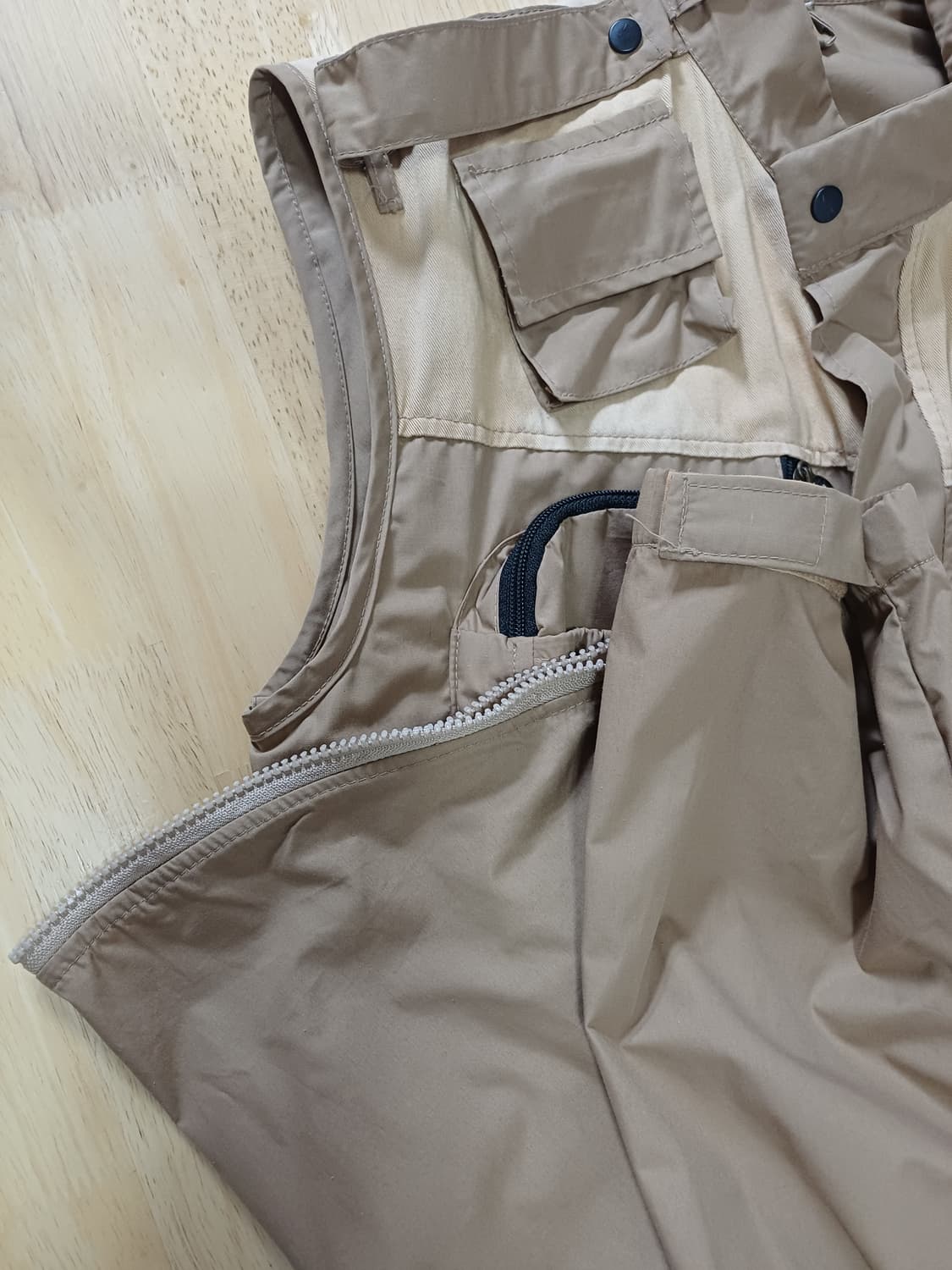 [M] 빈티지 니콘 포토그래퍼 베스트 자켓 상품이미지2