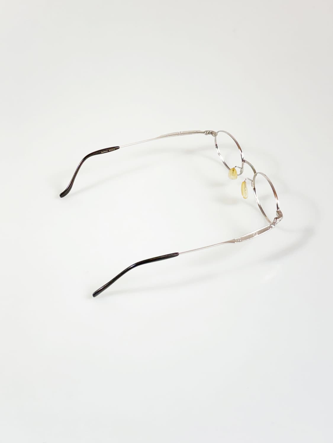 REDOX 실버 메탈 슬림 오벌 프레임 빈티지 안경 상품이미지4