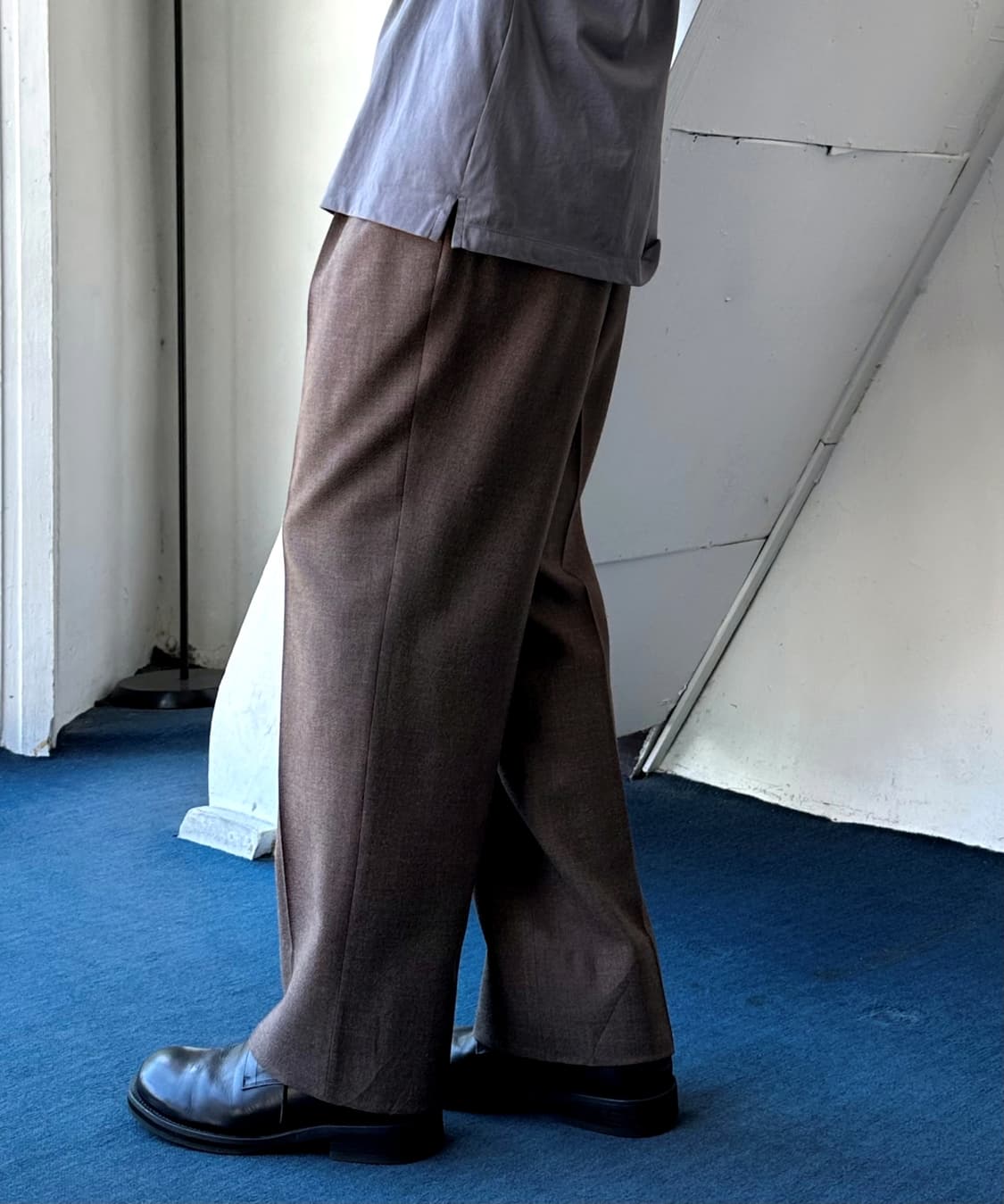 2 pleats straight wool slacks 상품이미지7