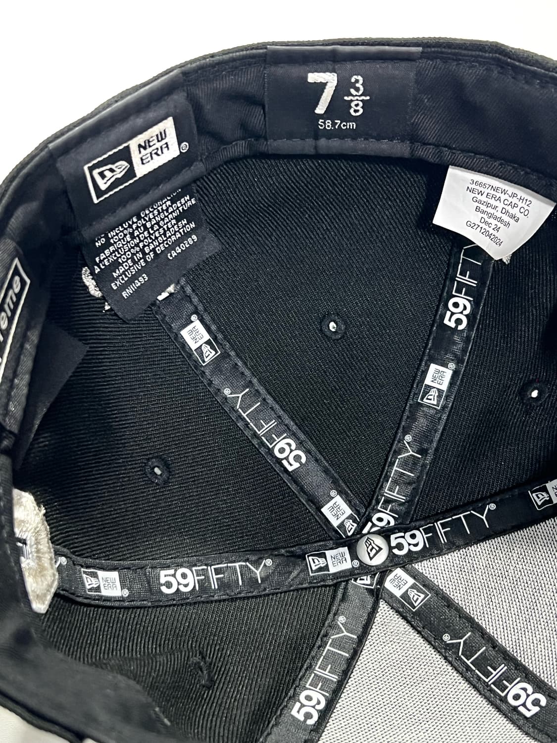 Supreme 25SS Multi S Logo Fitted Cap 상품이미지6