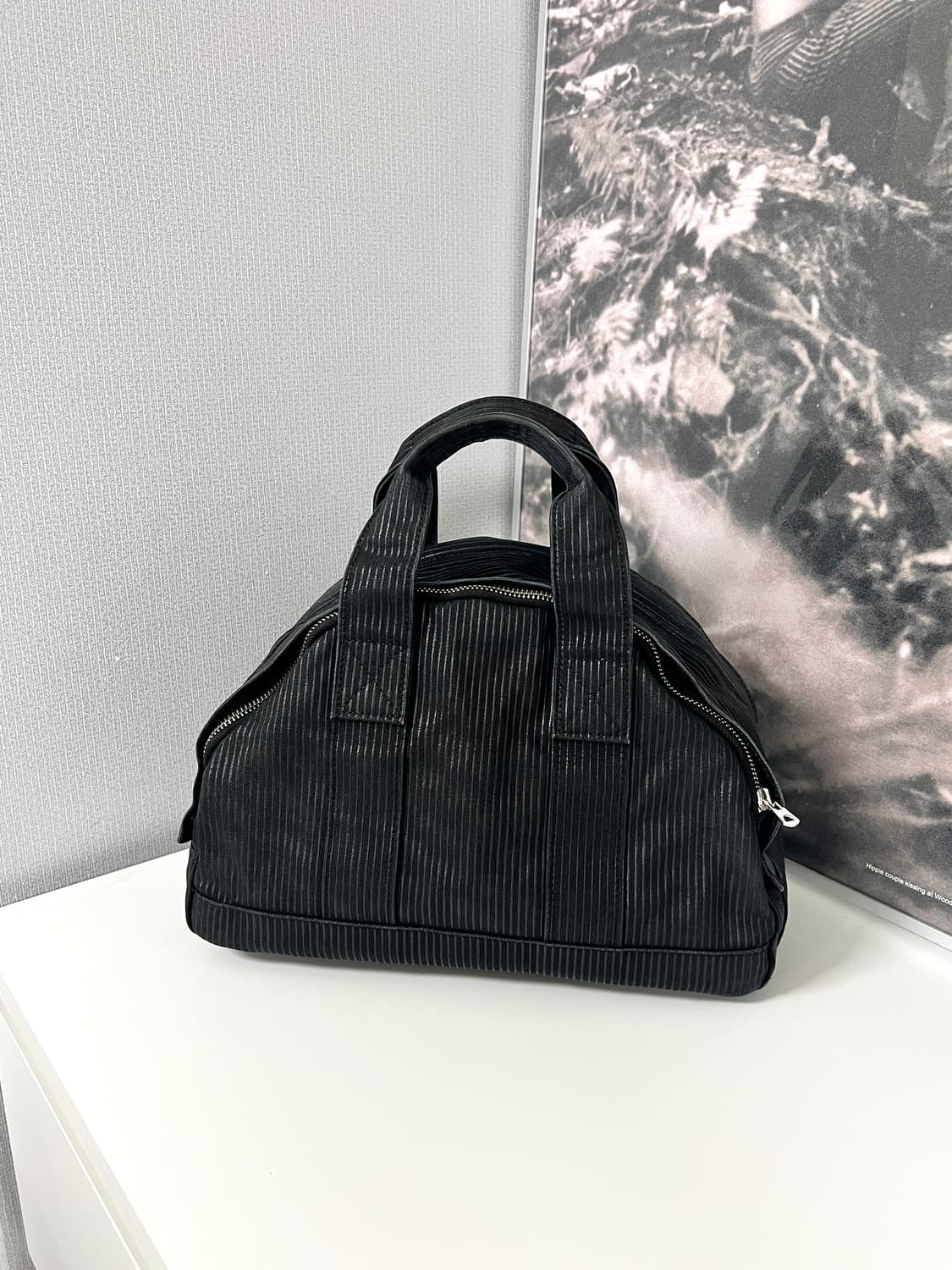 PORTER-TOTE BAG S (Washed Stripe Black) 상품이미지3