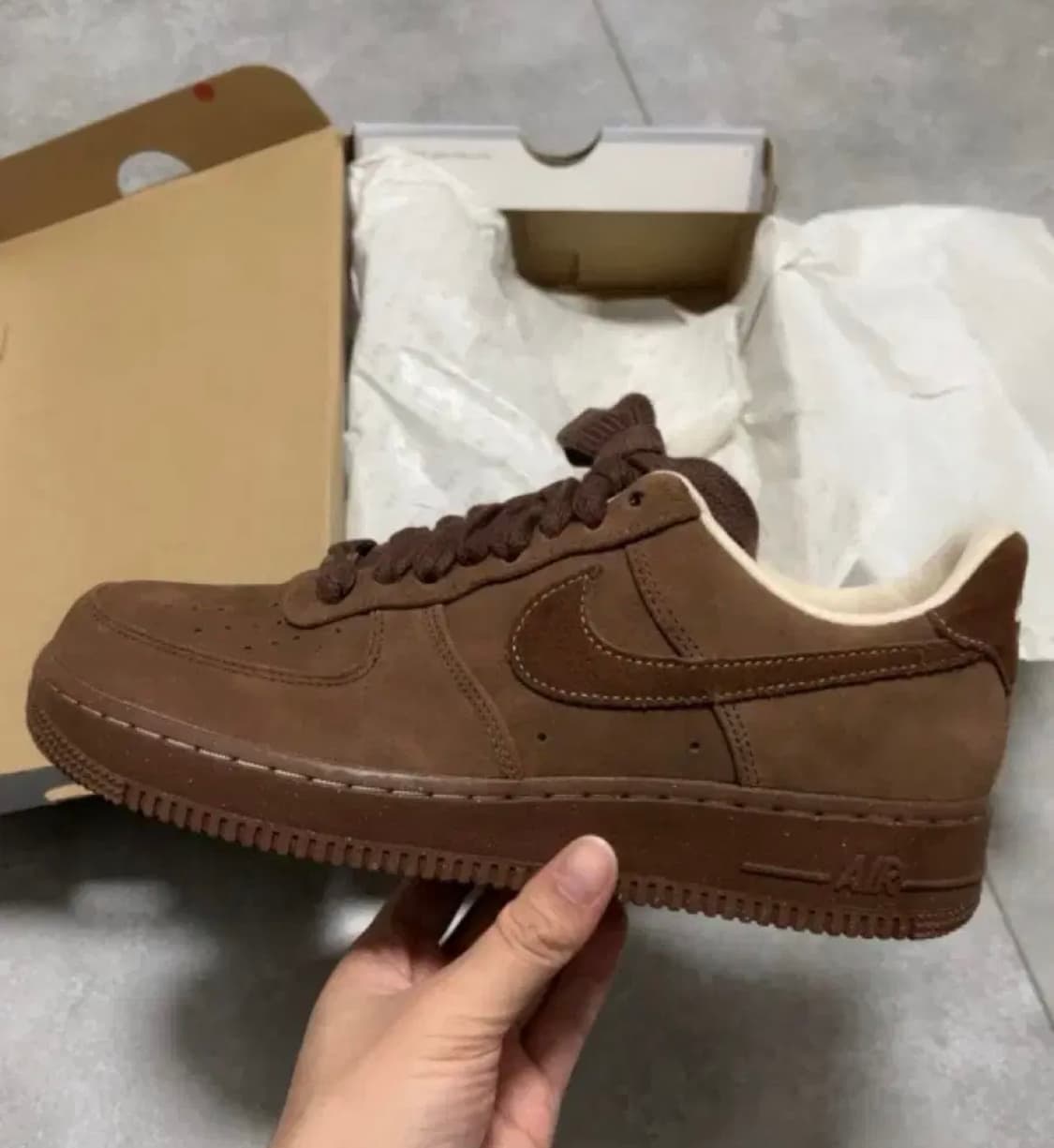 나이키 에어포스 1 '07 카카오 와우 (새상품) 상품이미지3