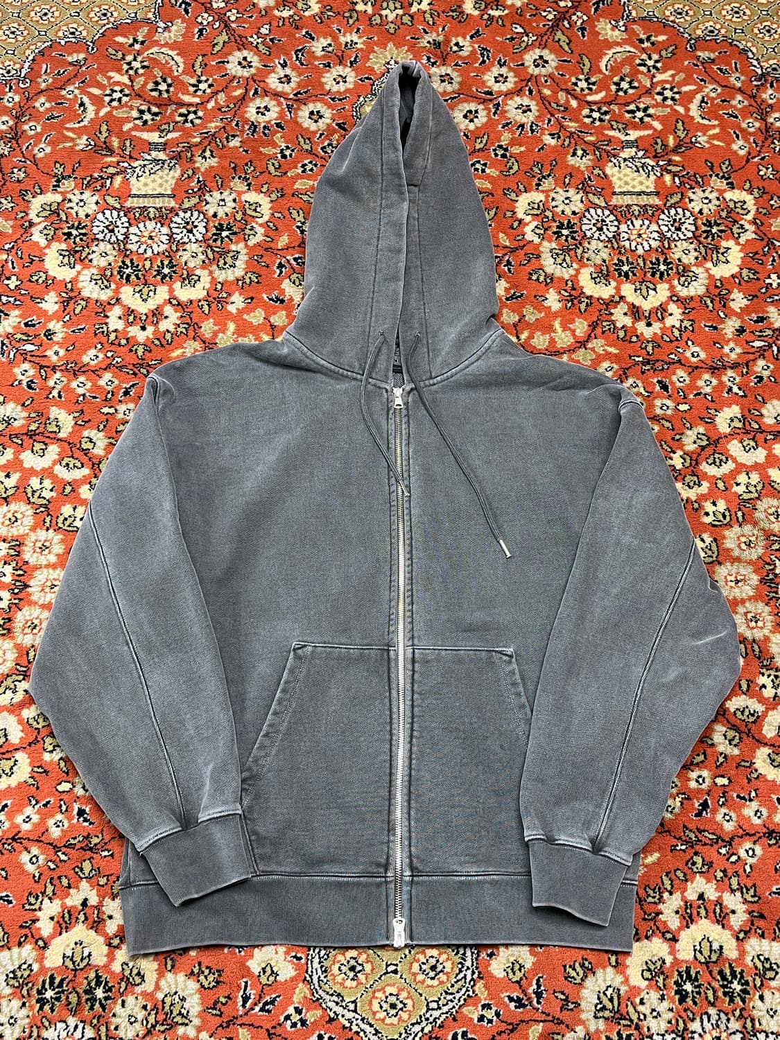 [XL] 소버먼트 피그먼트 차콜 후드집업 상품이미지1