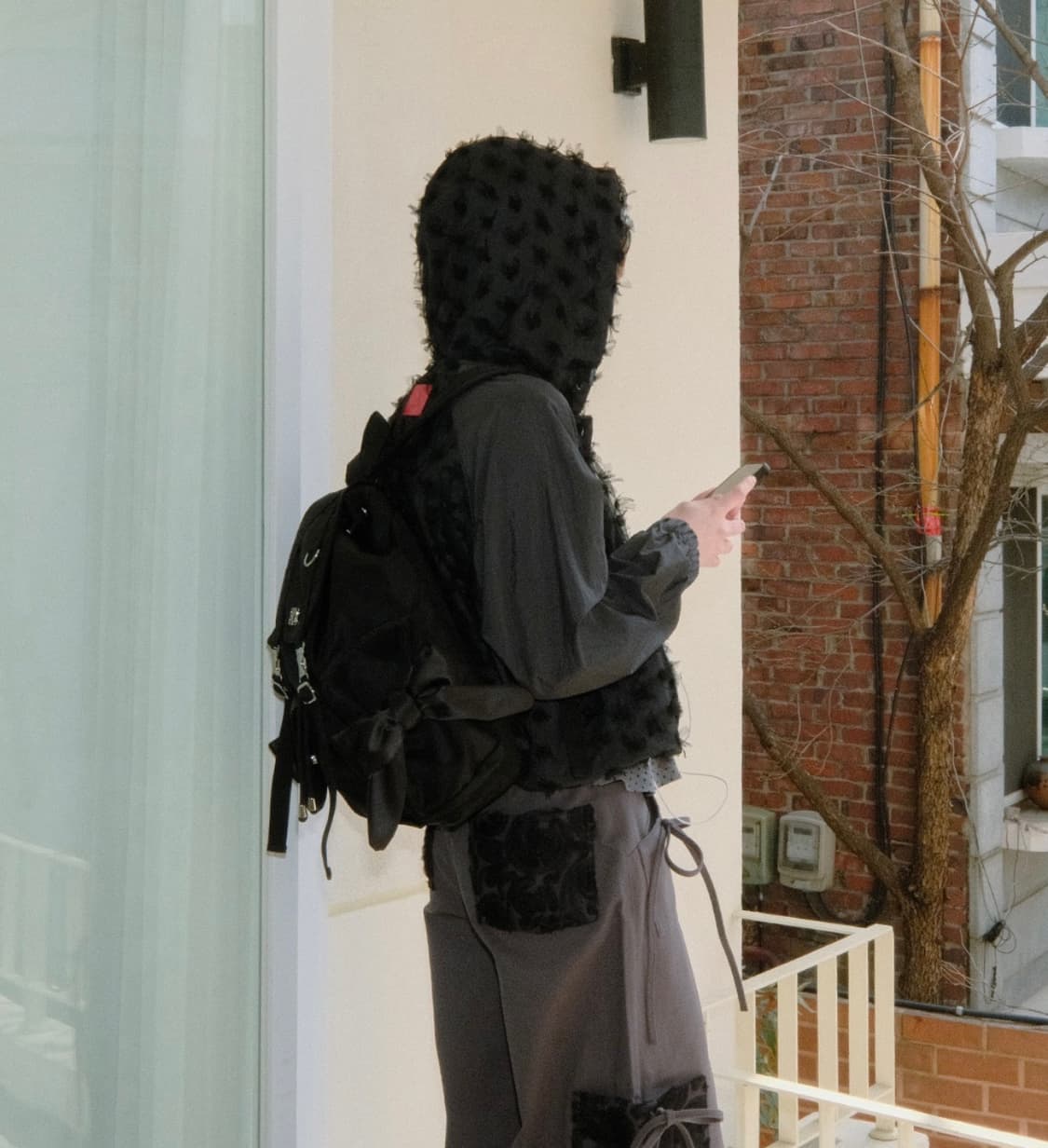 시월107 레이스크롭후드 상품이미지2