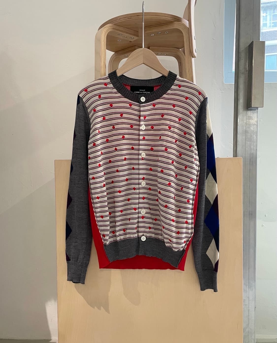 꼼데가르송 트리콧 가디건 상품이미지1