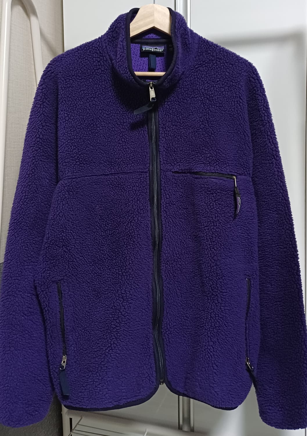 🇺🇸 파타고니아 레트로 파일 가디건 - 퍼플 상품이미지1