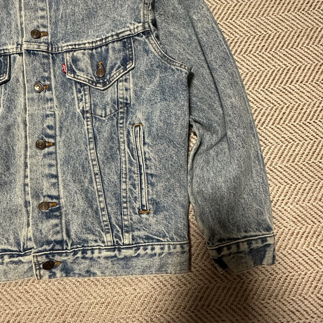 LEVI'S 70507 80's usa made denim jacket 상품이미지4