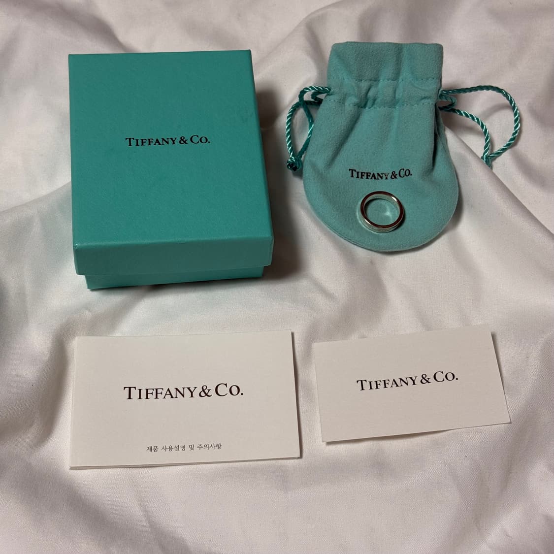 티파니앤코 1837 네로우 실버 링 us 5호 상품이미지3