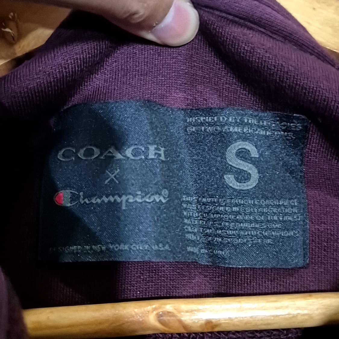Coach X champion 코치x챔피온 후드집업 상품이미지5