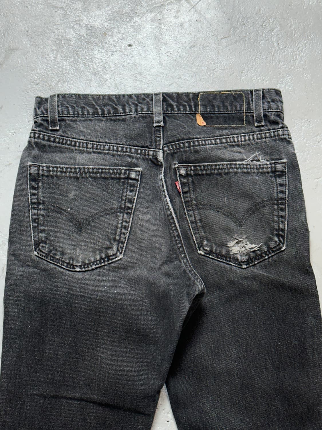 90's USA Made 리바이스 517 블랙 부츠컷 플레어진 상품이미지6