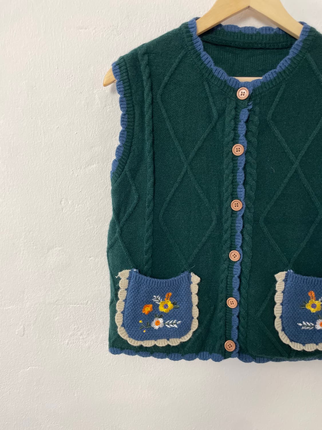 빈티지 니트 베스트  상품이미지2