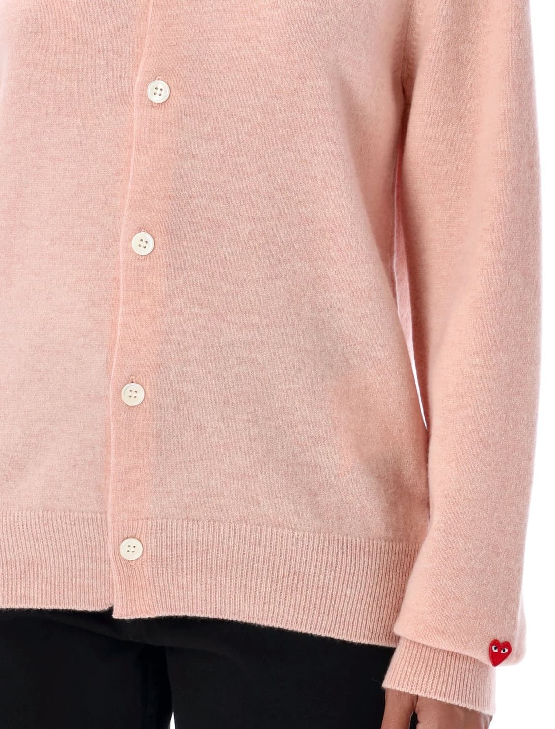 꼼데가르송 핑크 라운드 가디건 공용 상품이미지3