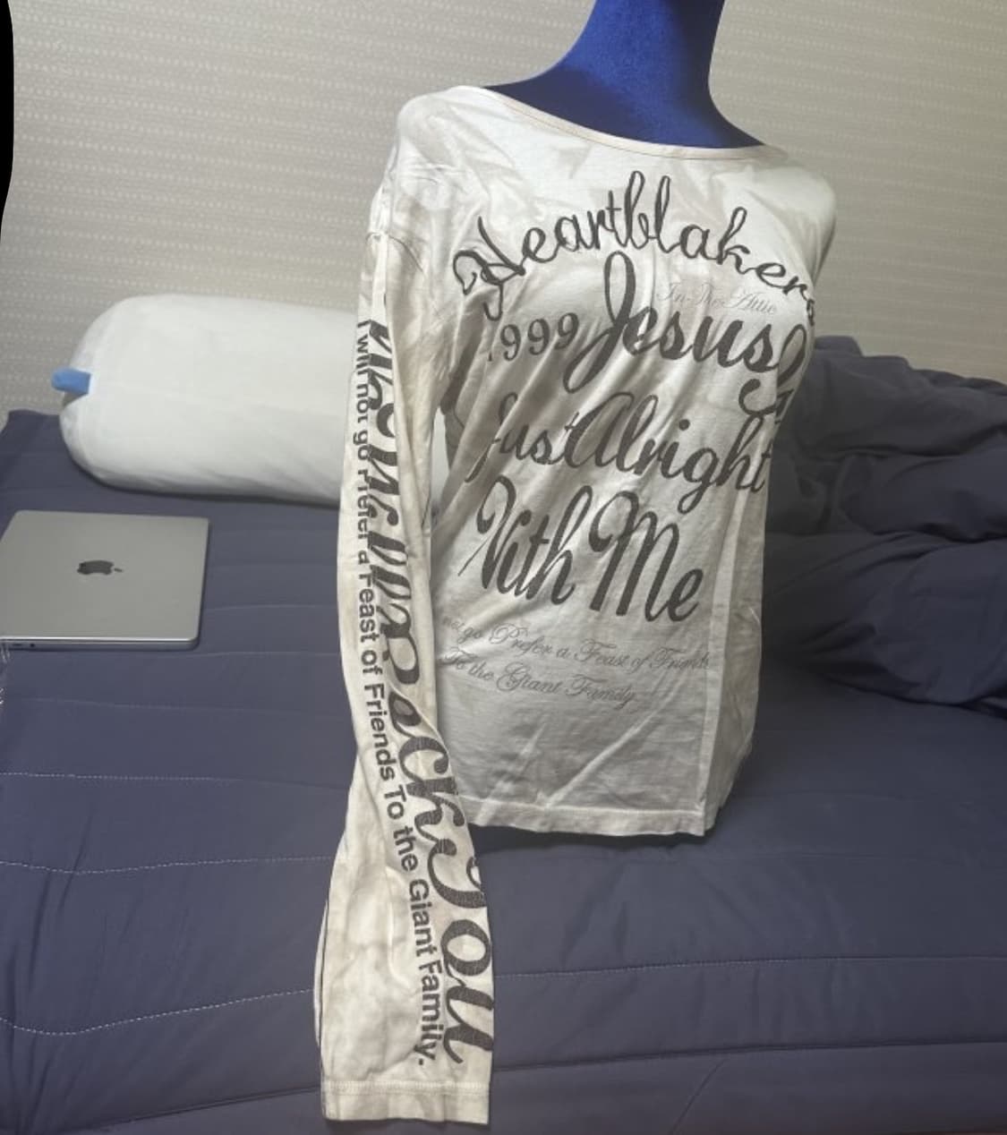 빈티지 레터링 롱슬리브 상품이미지1