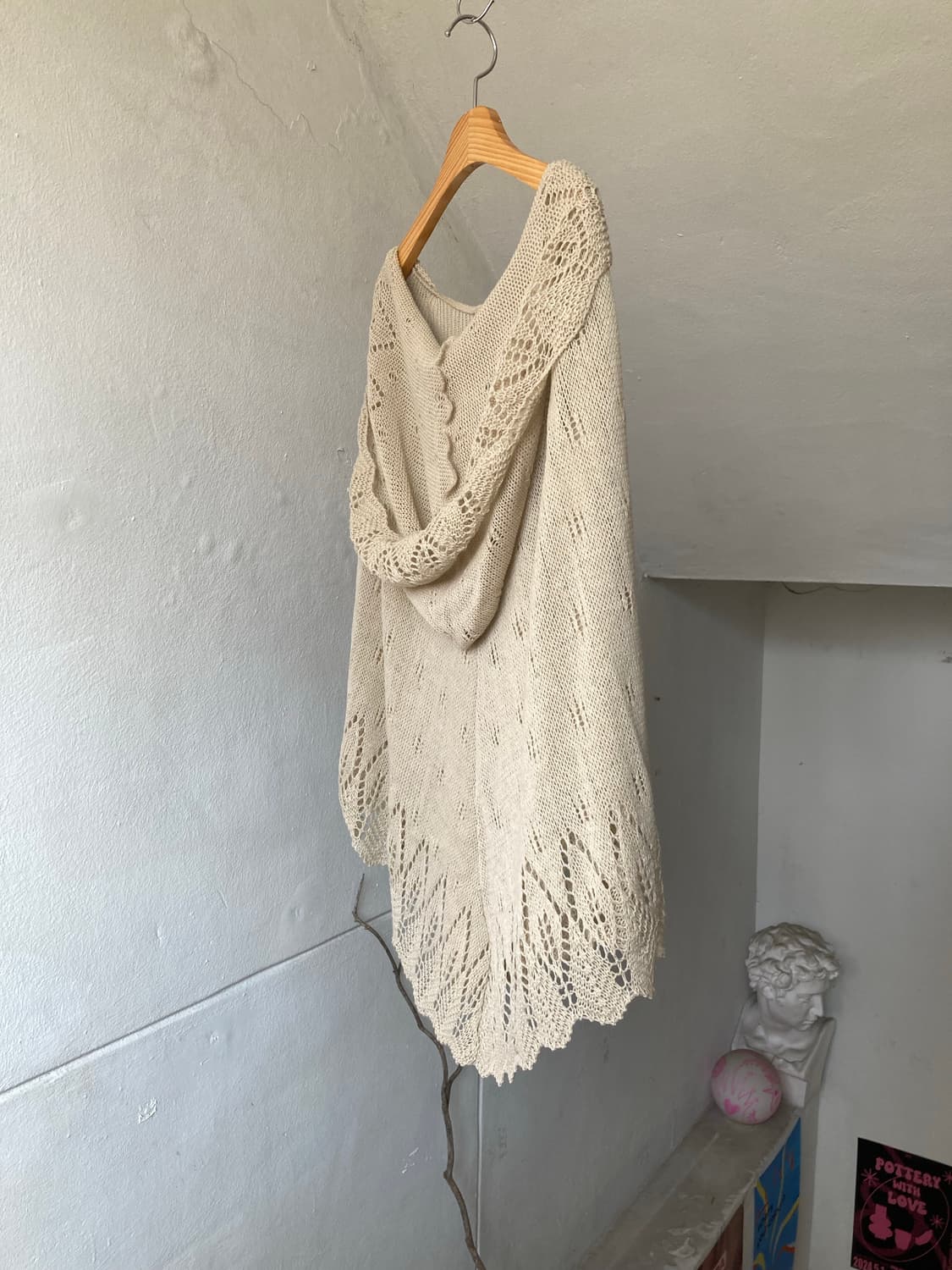 에스닉 판초 후디 케이프 상품이미지7