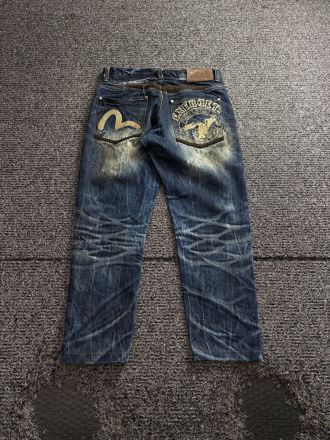 에비수 시그니처 와이드 데저트 워싱데님 팬츠 4145 상품이미지4