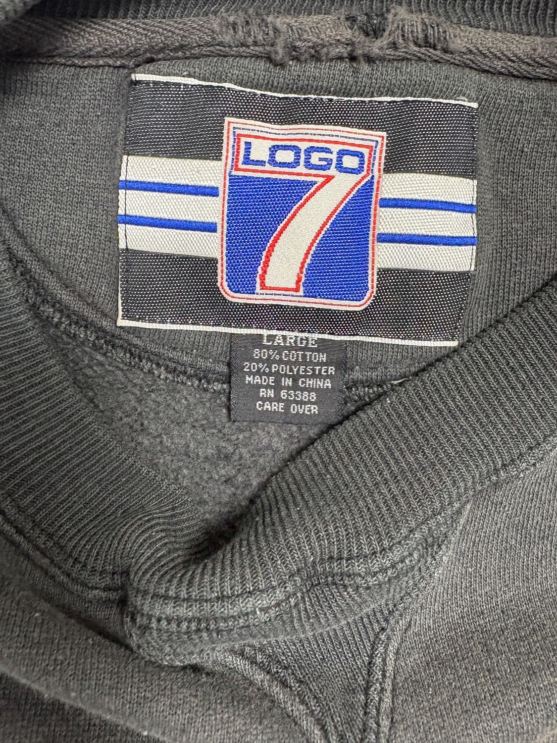 LOGO7 벵갈스 맨투맨 블랙 상품이미지7