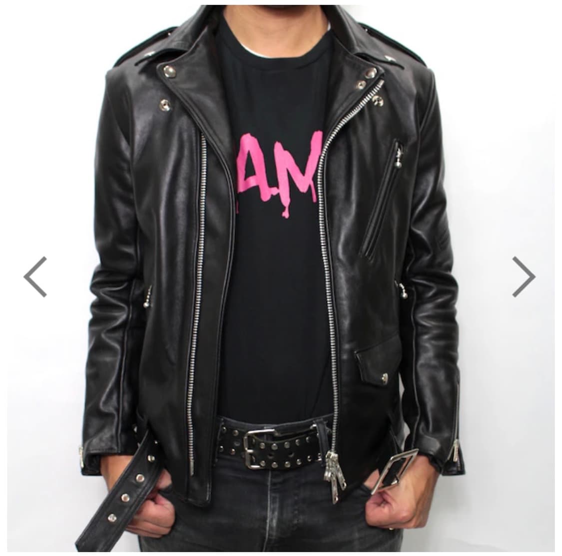 666 스티어하이드 라이더자켓 38사이즈 상품이미지10