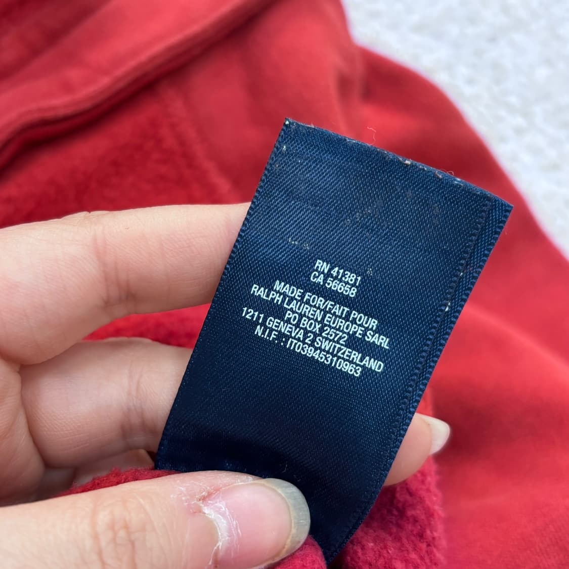 M 폴로랄프로렌 빨간 포니 후드집업 0331E 상품이미지4