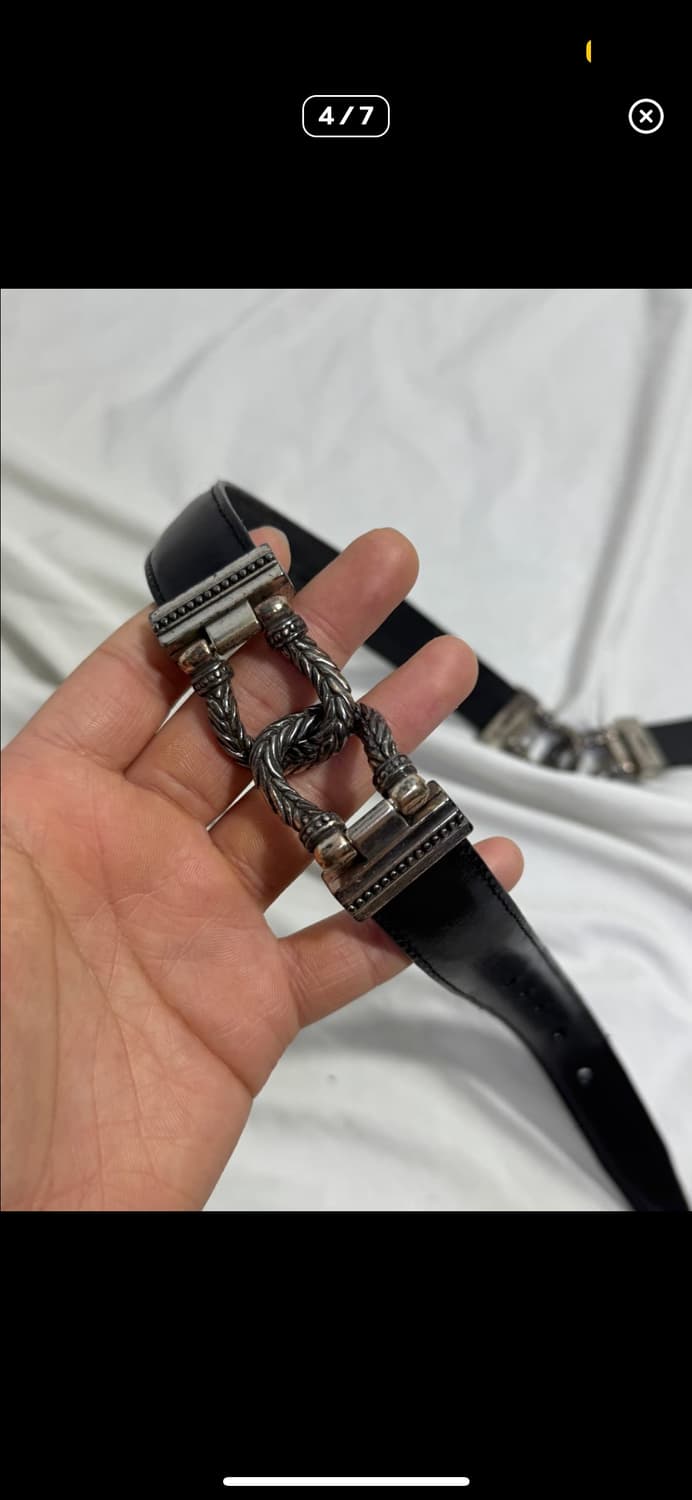 90s usa Talbots 웨스턴 레더벨트 상품이미지4