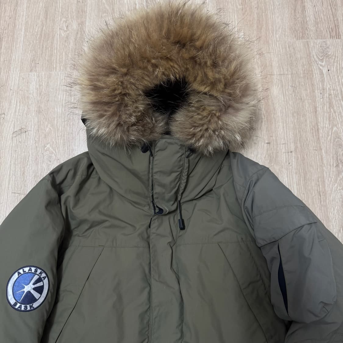 바스크 남성 구스다운 후드 헤비 롱패딩 XL/105  상품이미지2