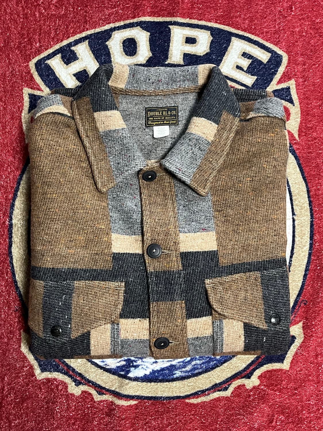 RRL 울 블렌드 자카드 셔츠 자켓 더블알엘 상품이미지1