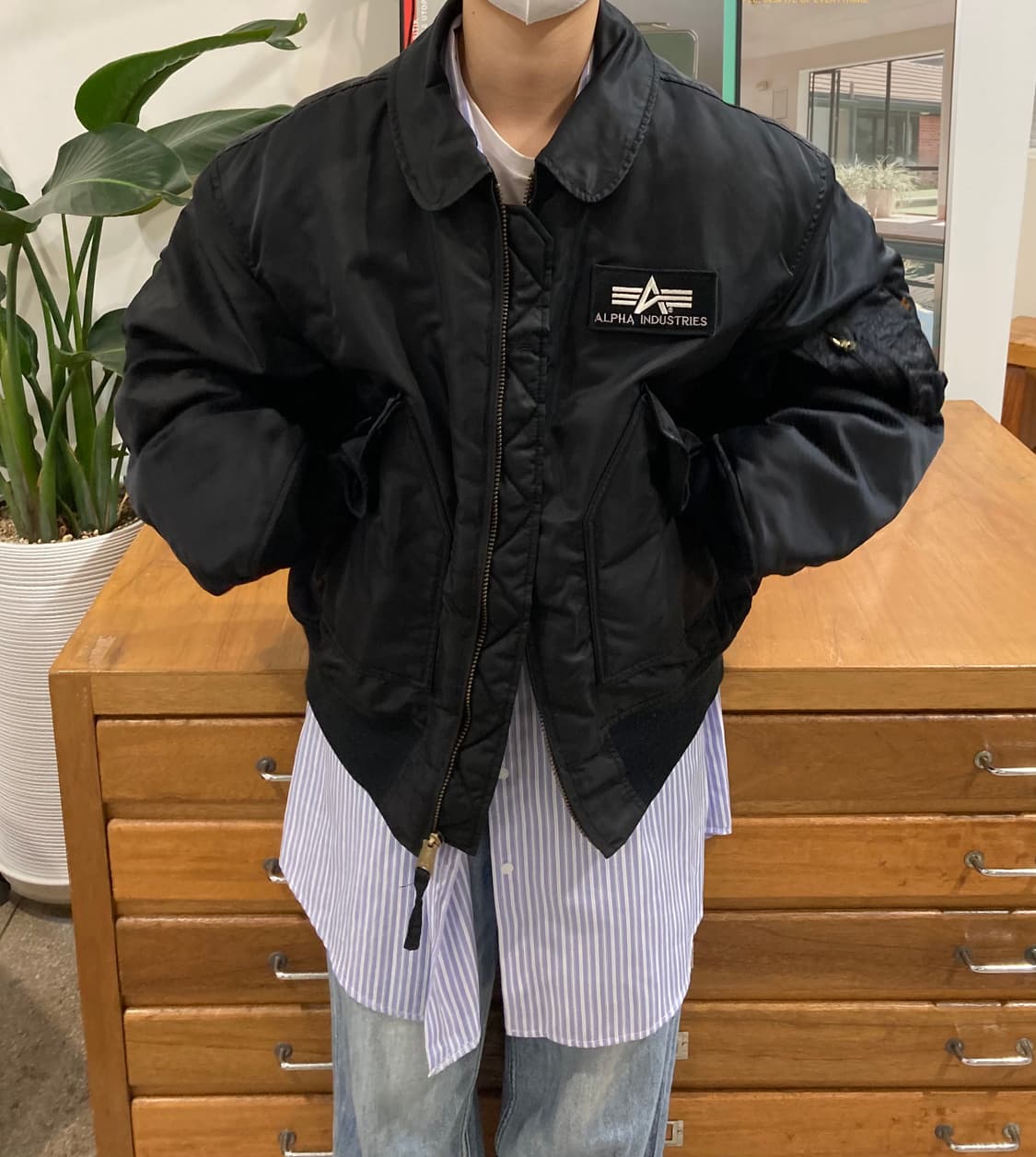 알파인더스트리 구형 cwu-45 자켓 상품이미지3