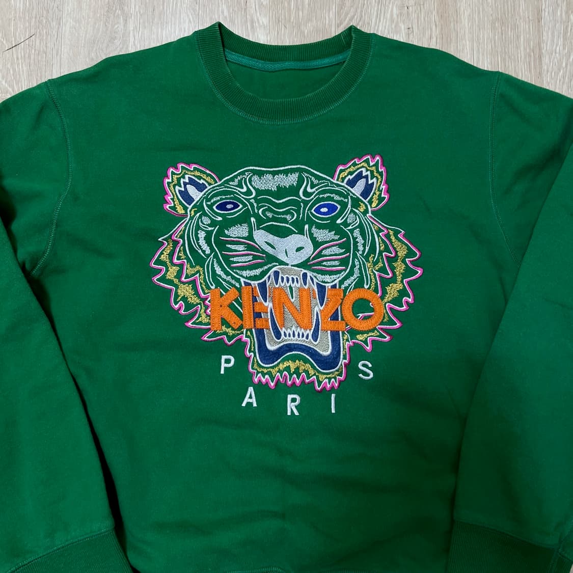 겐조 타이거 자수 빅로고 맨투맨 L/100  상품이미지2