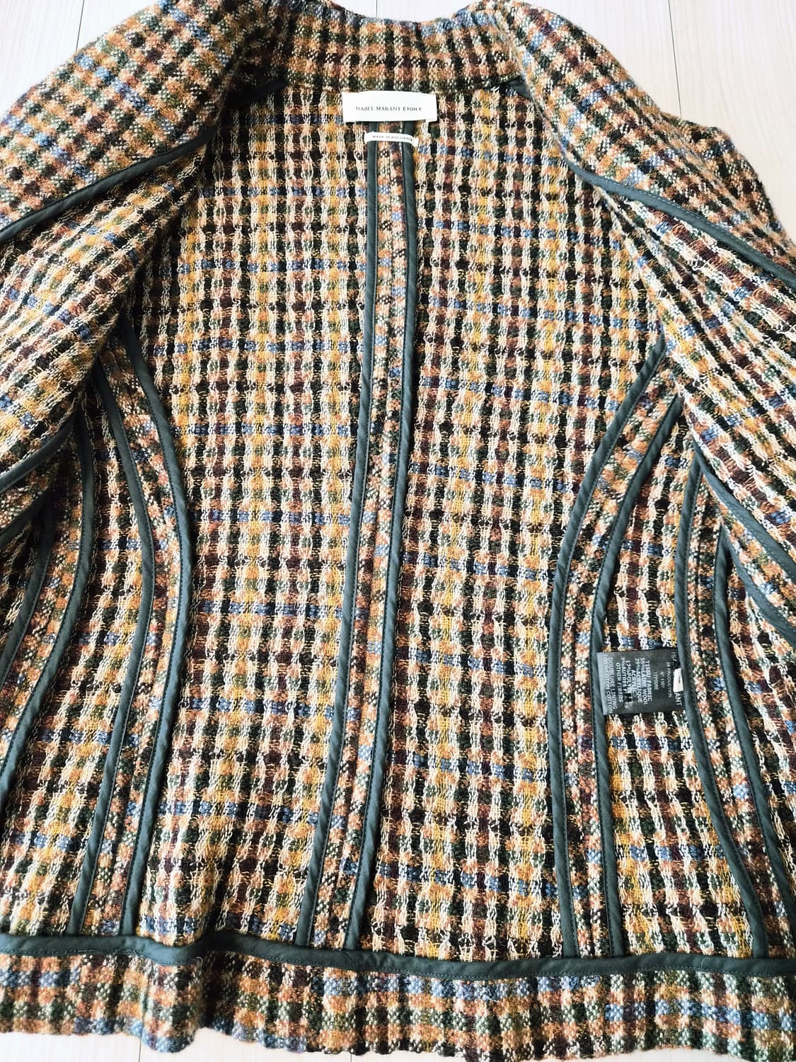 [이자벨마랑 에뜨왈] 정품 트위드 체크 자켓 (36사이즈) 상품이미지6