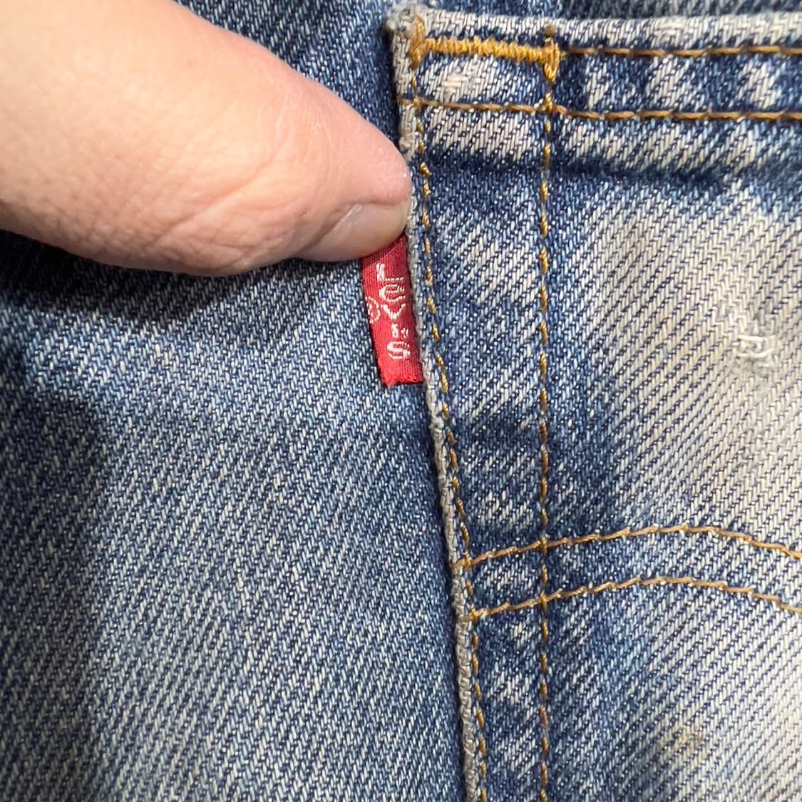 리바이스 505 페인팅 데님팬츠 상품이미지6