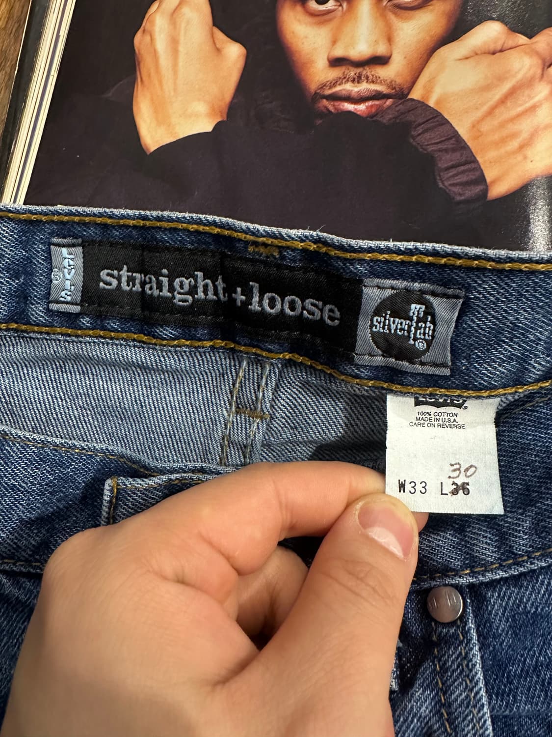 빈티지 90s 리바이스 실버탭 데님팬츠  상품이미지4