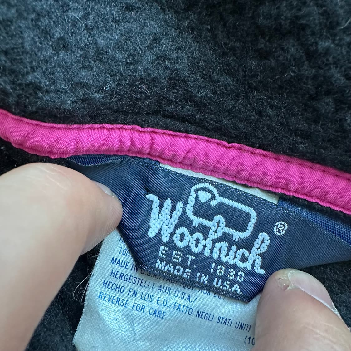 70‘s 울리치 플리스 made in usa 상품이미지3