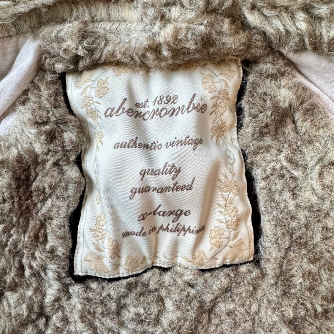 아베크롬비 1892 모피 후드집업 상품이미지2