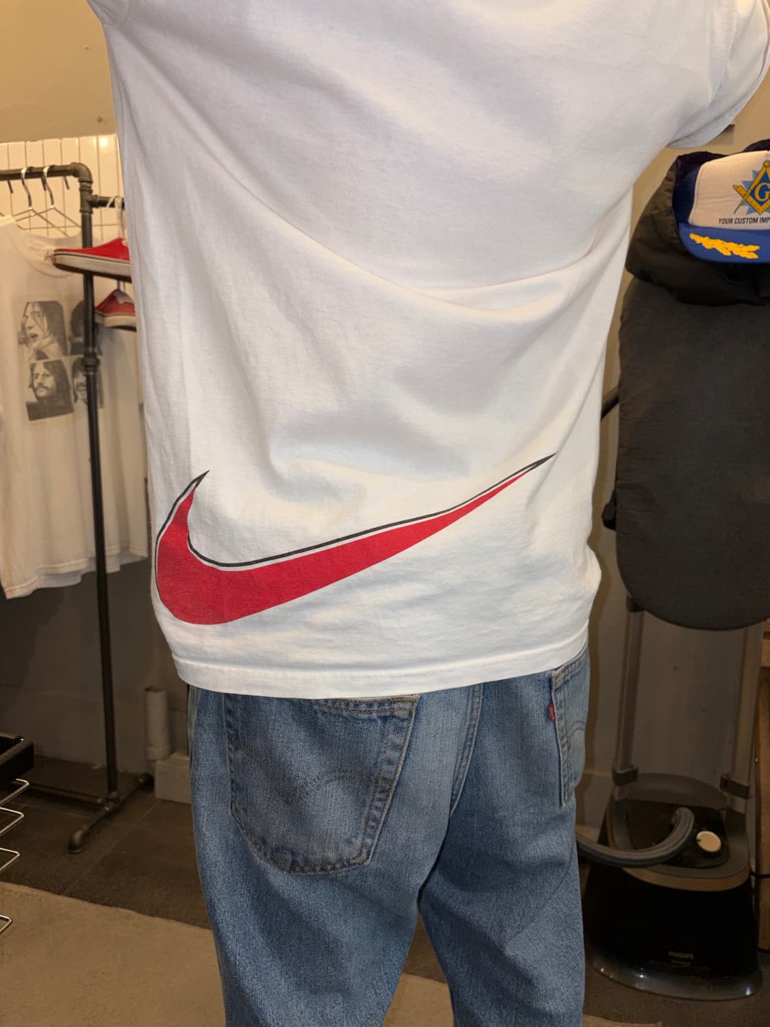 90’s Nike USA Hem swoosh logo T-shirt 상품이미지7