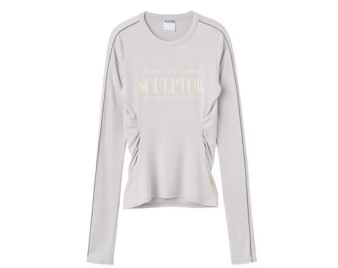 스컬프터 롱슬리브 셔링티 Lettering L/S Tee Ice 상품이미지1