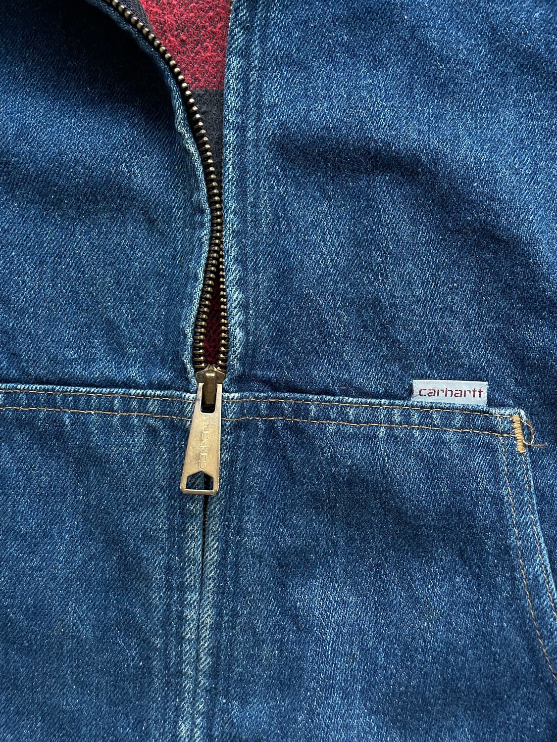 80s 칼하트 데님 액티브 자켓 빈티지 carhartt 상품이미지5