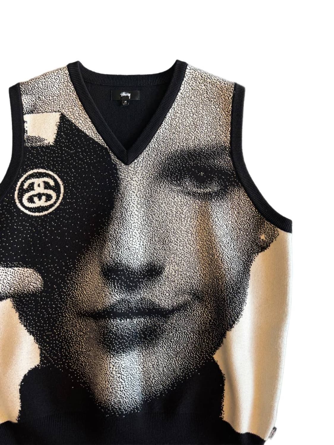 스투시 포토 자카드 베스트 블랙 상품이미지3