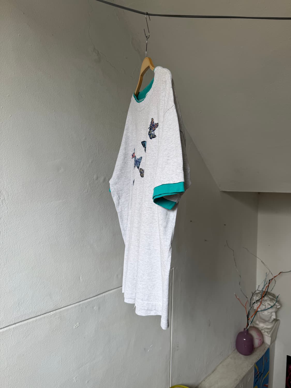 MADE IN USA 90's 빈티지 나비 티셔츠 상품이미지4