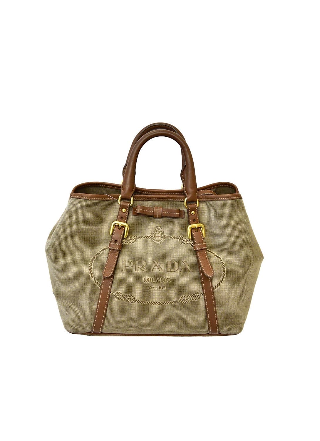 프라다 자카드 2way백(정품) 상품이미지1