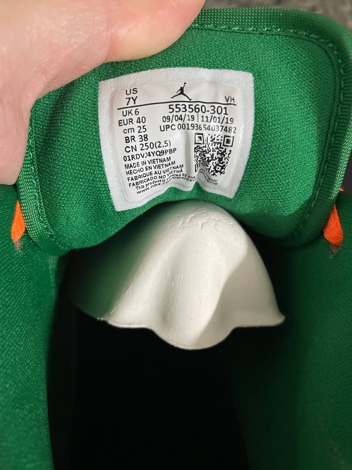 조던 로우 파인 그린 gs 250 상품이미지9