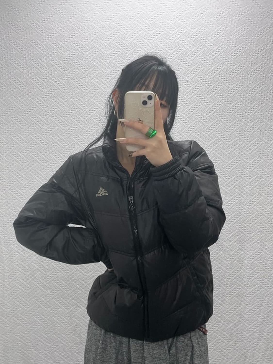 아디다스 올드스쿨 블랙 푸퍼 패딩 95 C08359 상품이미지1