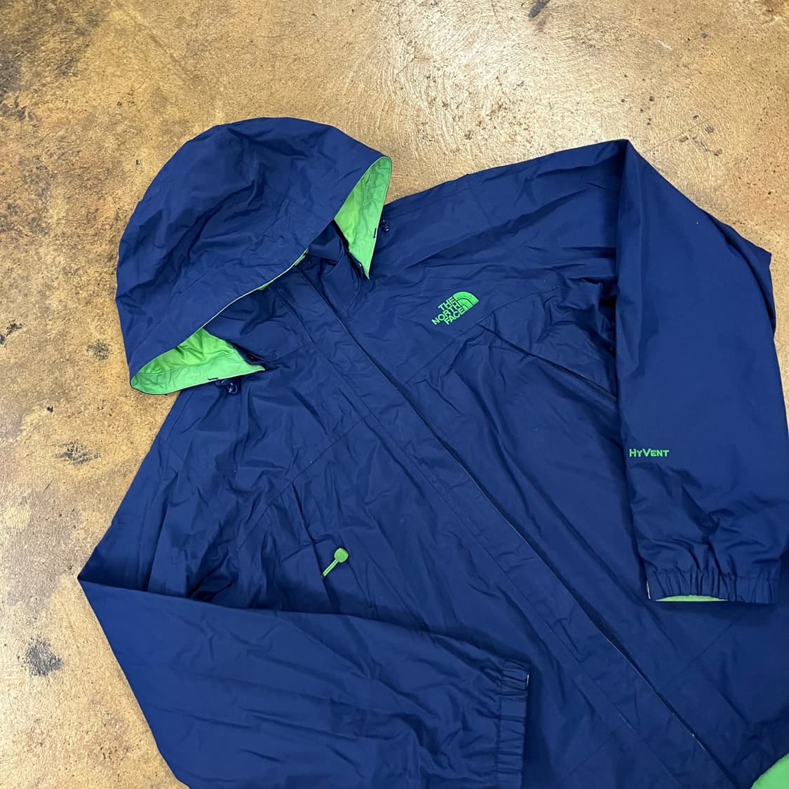 [정품/XL] 노스페이스 HYVENT 네이비 바람막이 b12 상품이미지1