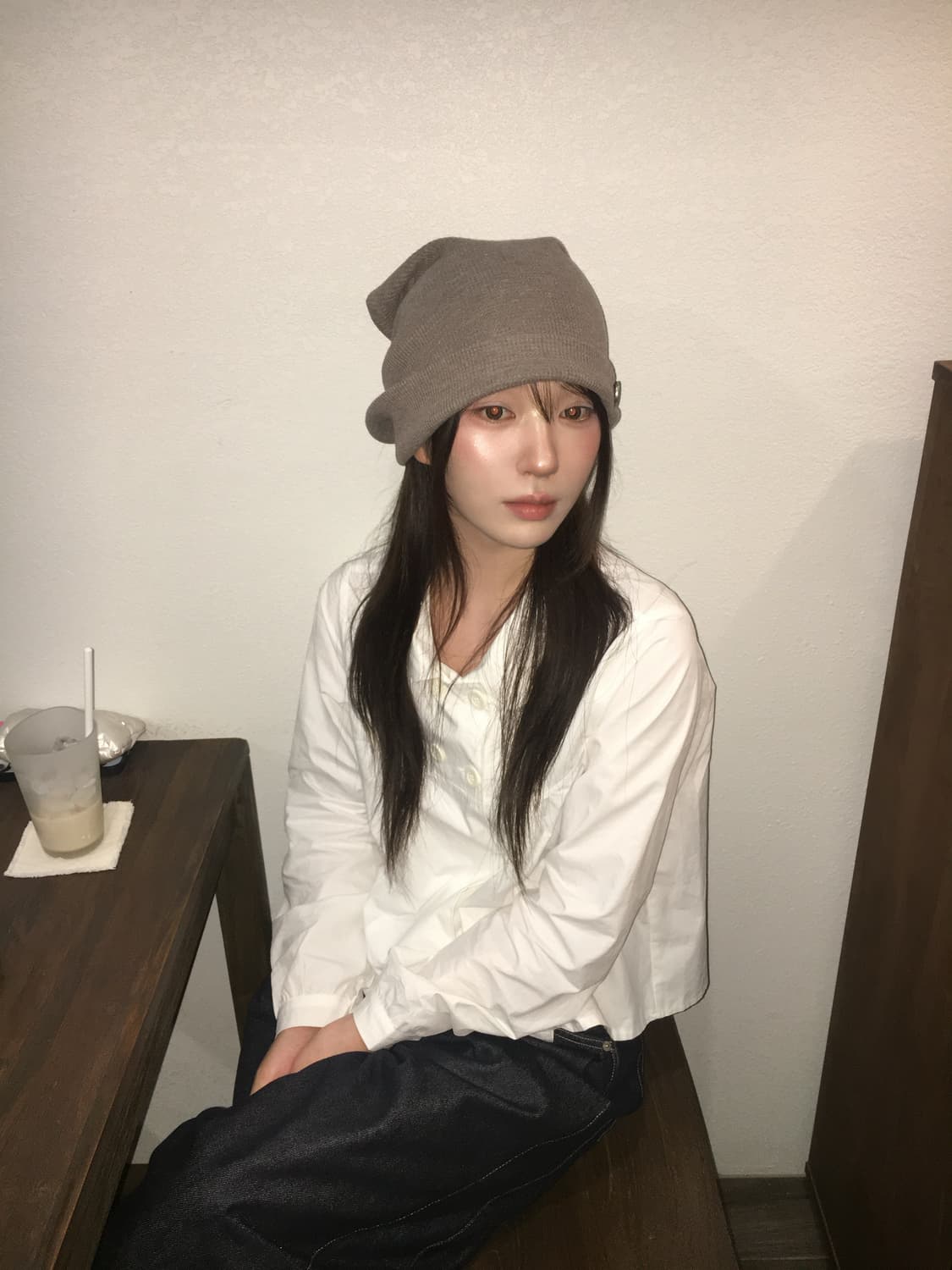 온스카 헤어밴드&비니 코코아 상품이미지3