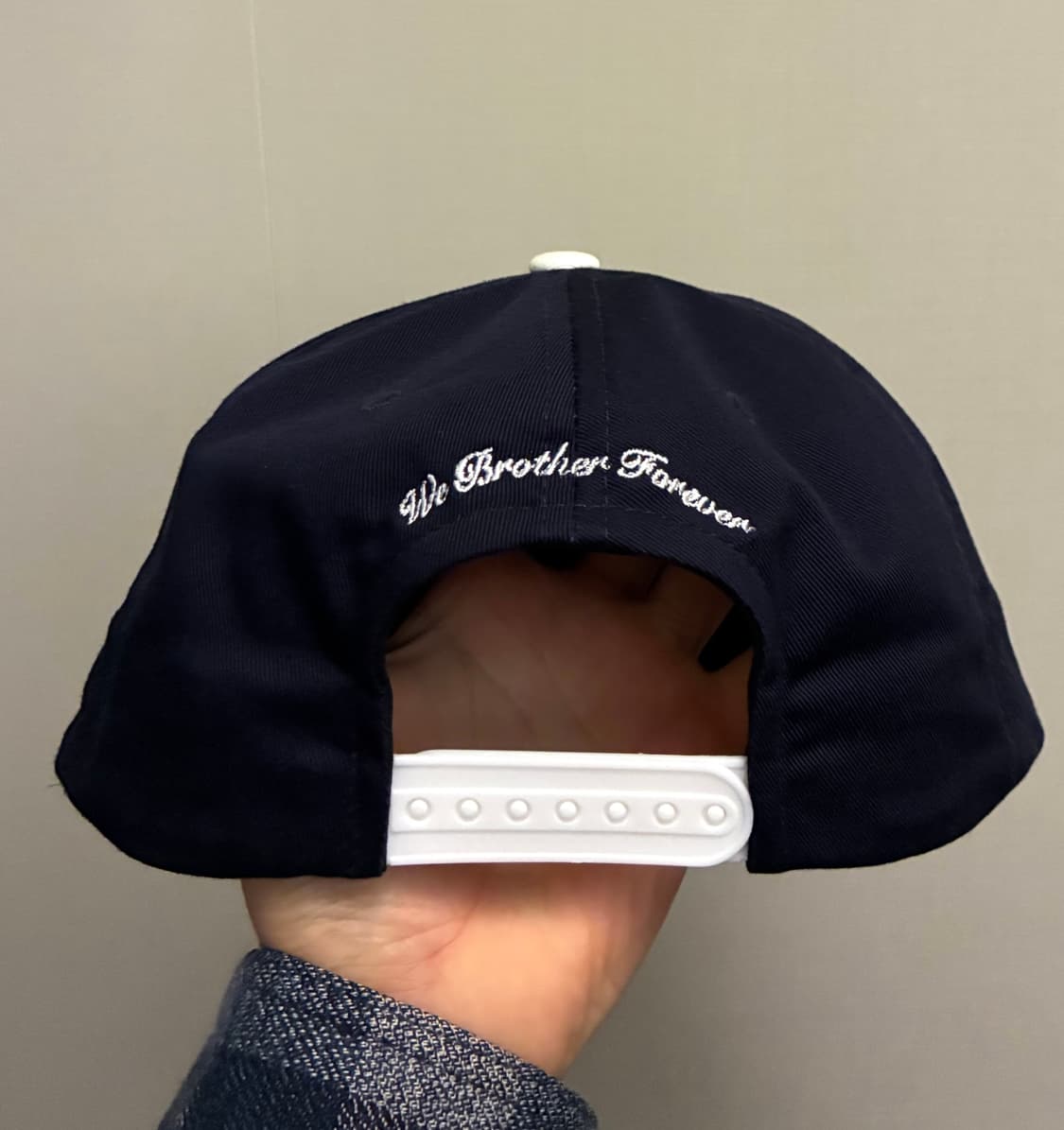 (F)라브로스 LT LB 자수 6패널 볼캡 모자 네이비 상품이미지5