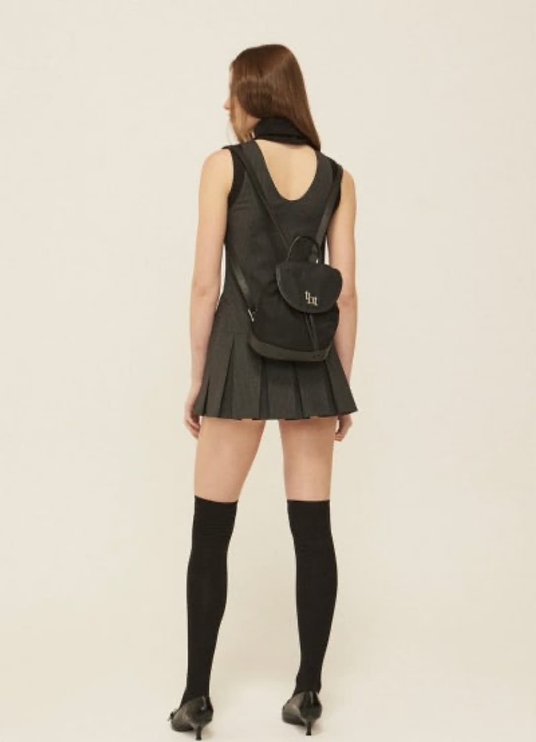 쓰리타임즈 kayla dress 카일라 원피스 그레이 S 상품이미지2