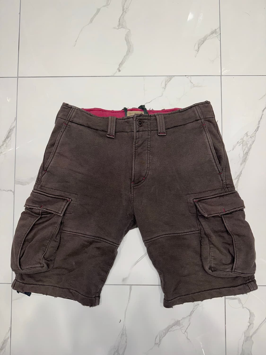 purple and yellow 바지 상품이미지1