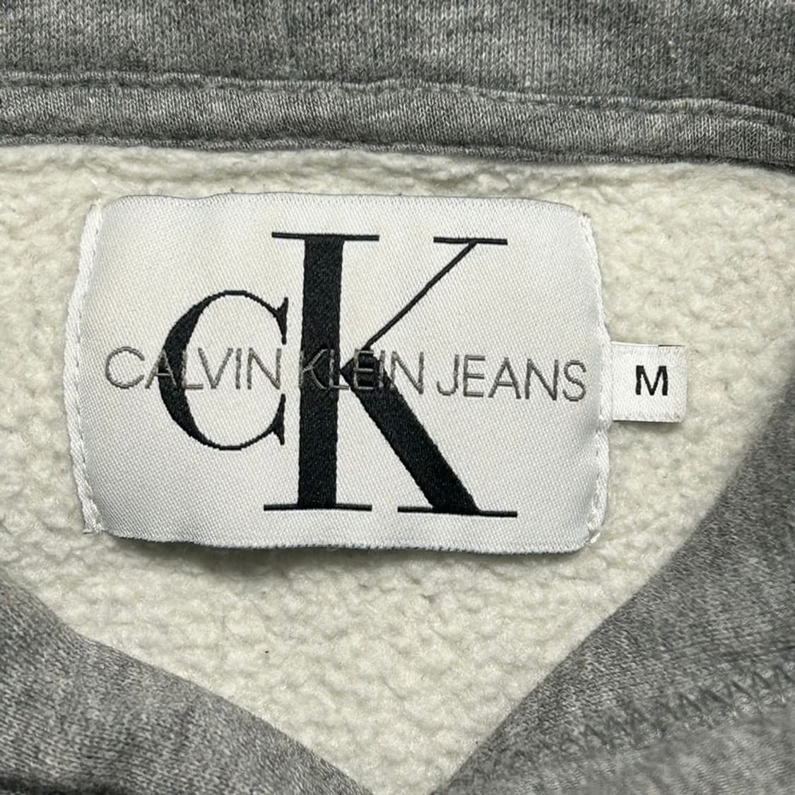 캘빈클라인 진 모노그램 로고 후드 스웻셔츠 그레이 M 상품이미지4