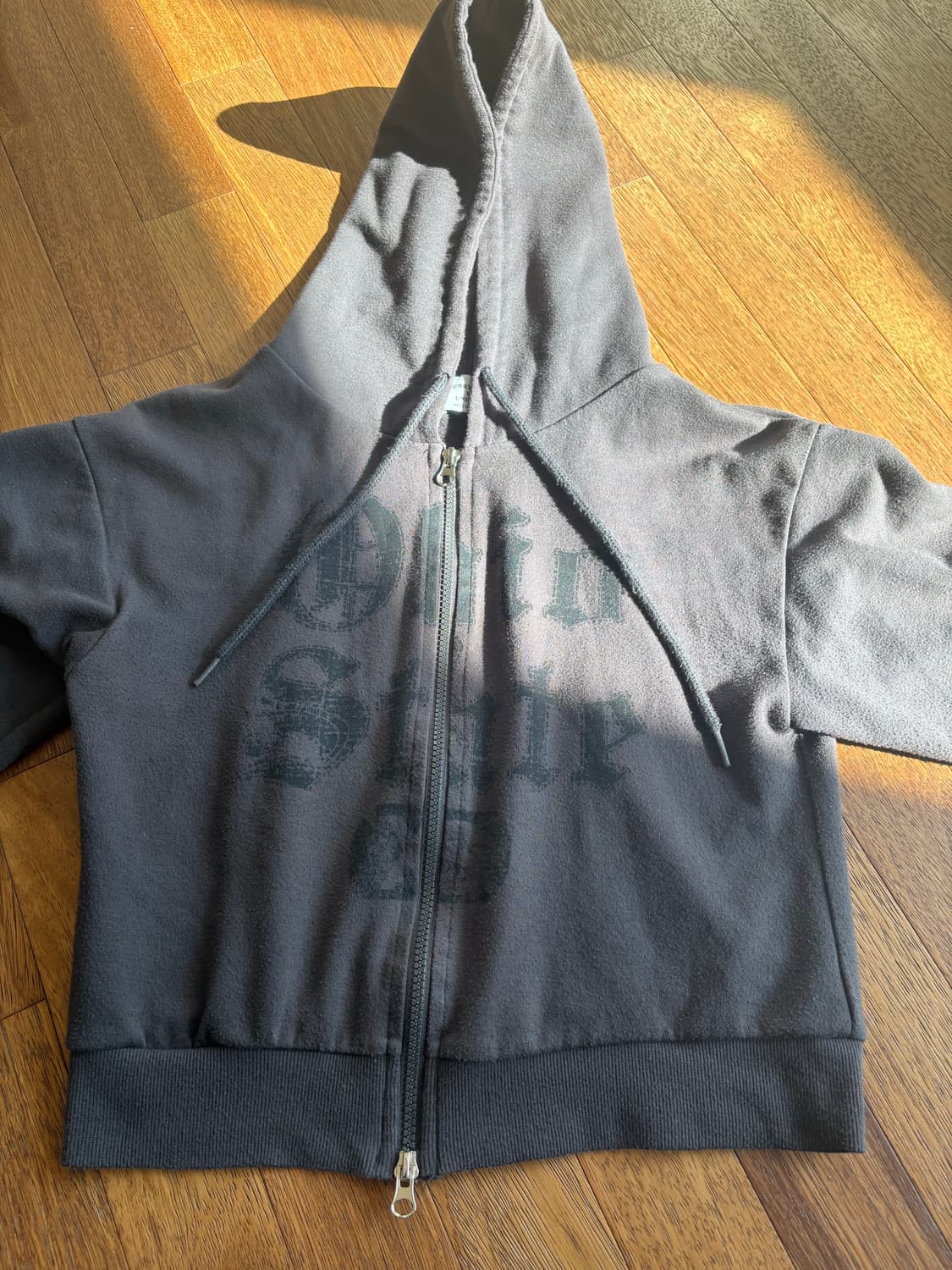 후들후들 크롭후드집업 상품이미지1