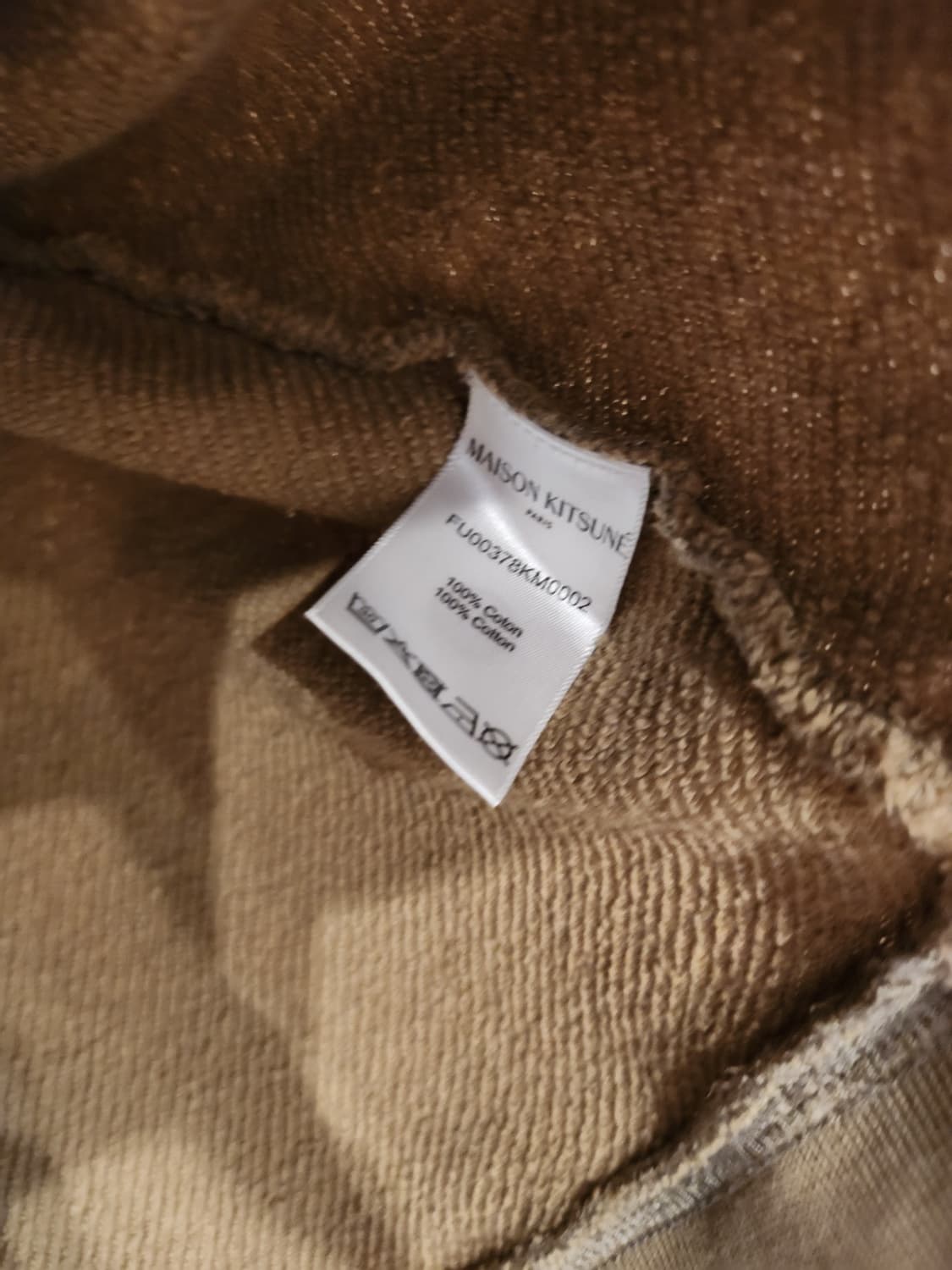 메종키츠네 폭스헤드 후드티L 상품이미지5