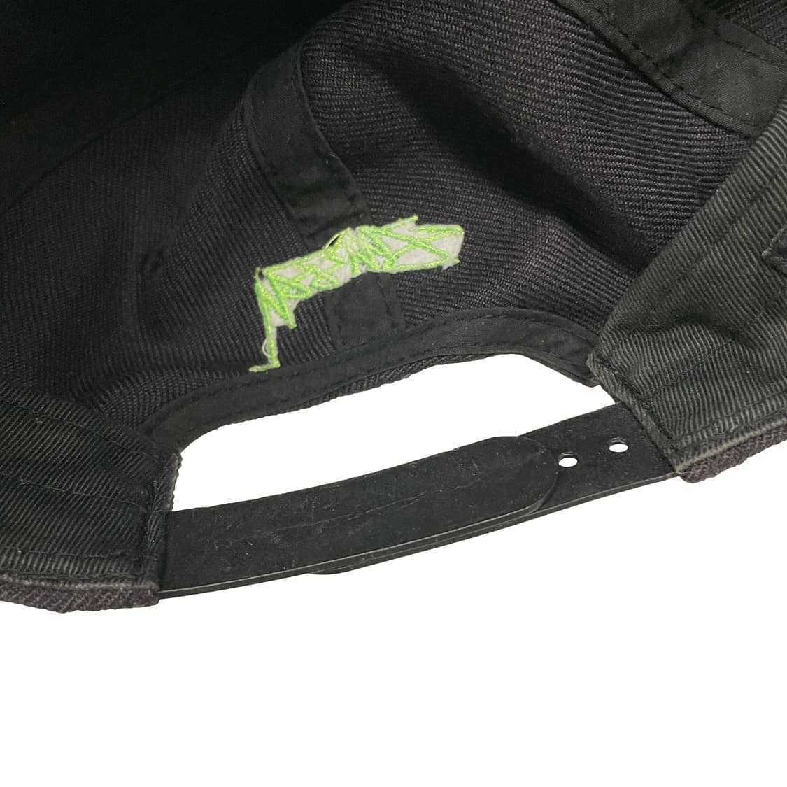 스투시 00s 캔버스 캡 블랙 상품이미지5